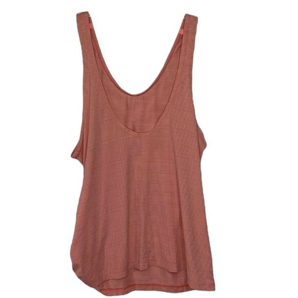 Athleta Max Out Side Tie Pink Coral Athletic Striped Polka Dot  Top Small - Picture 4 of 8